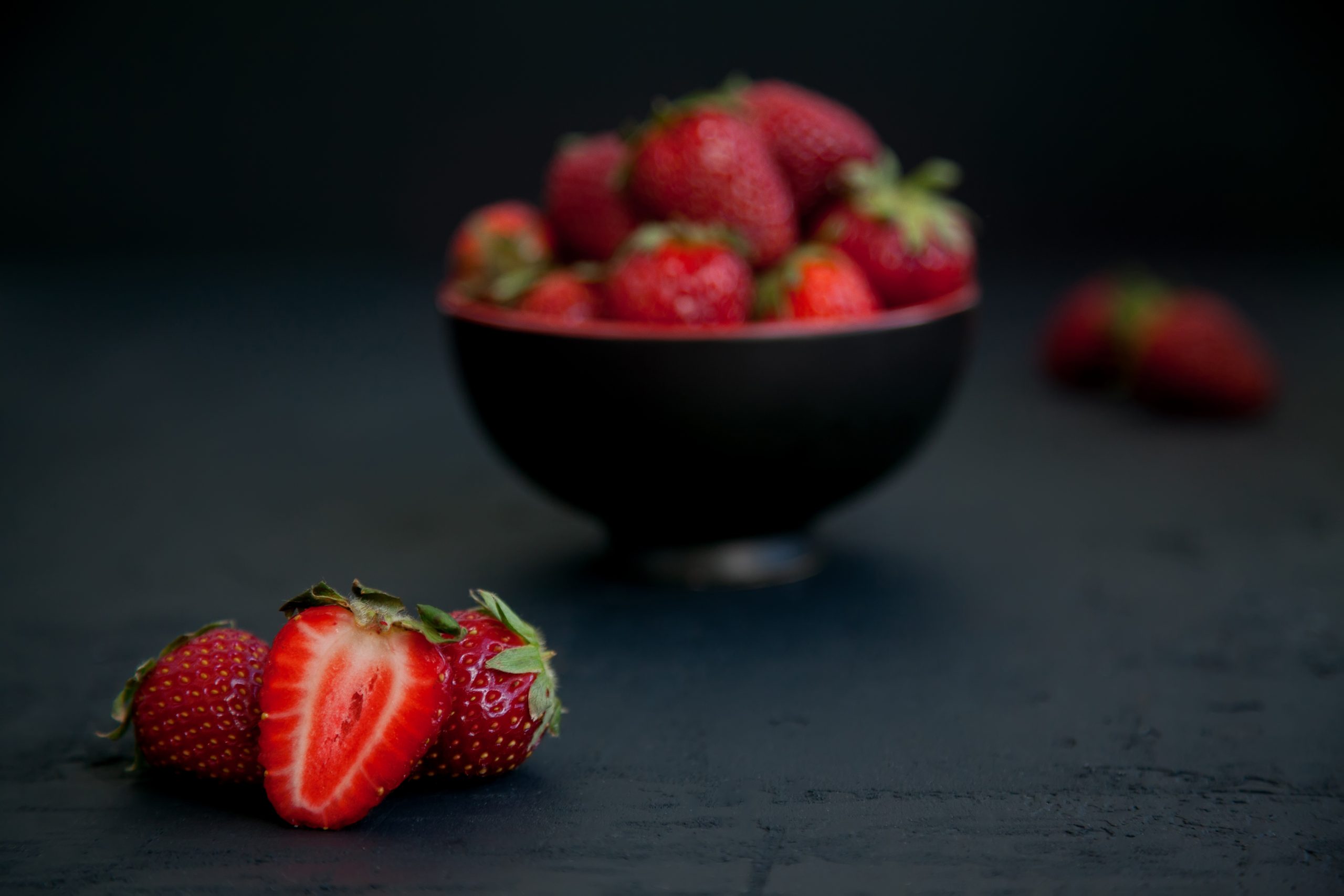 Ripe red fresh strawberries
