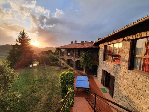 Struttura al tramonto