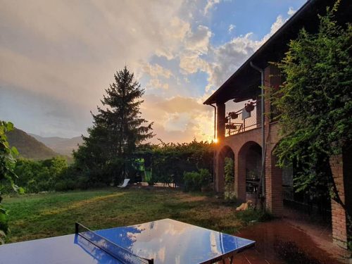 ala ovest al tramonto